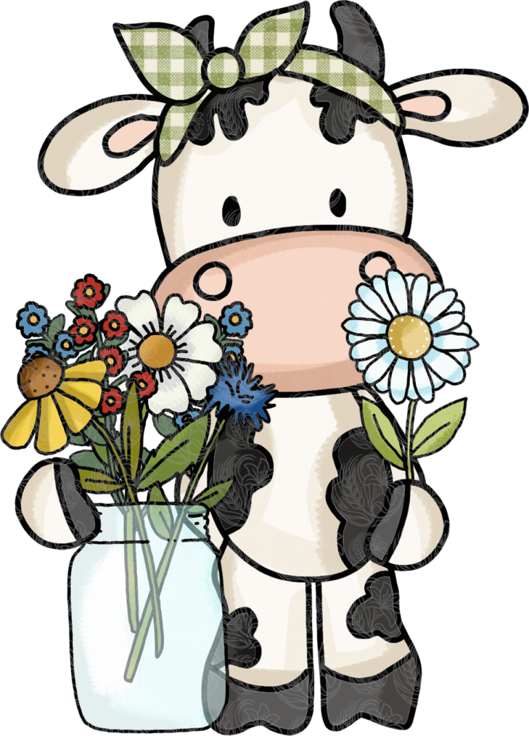 Country Cows and Flowers – GBH21820